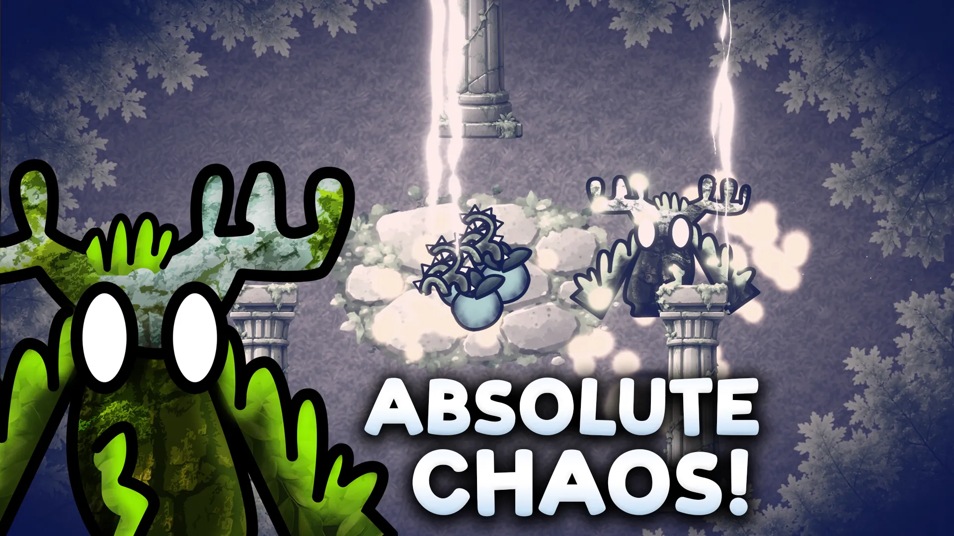 Druid Boss Battle on Ruins Map
